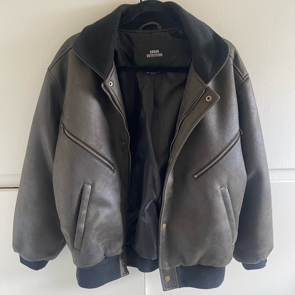 Urban outfitters leather jacket